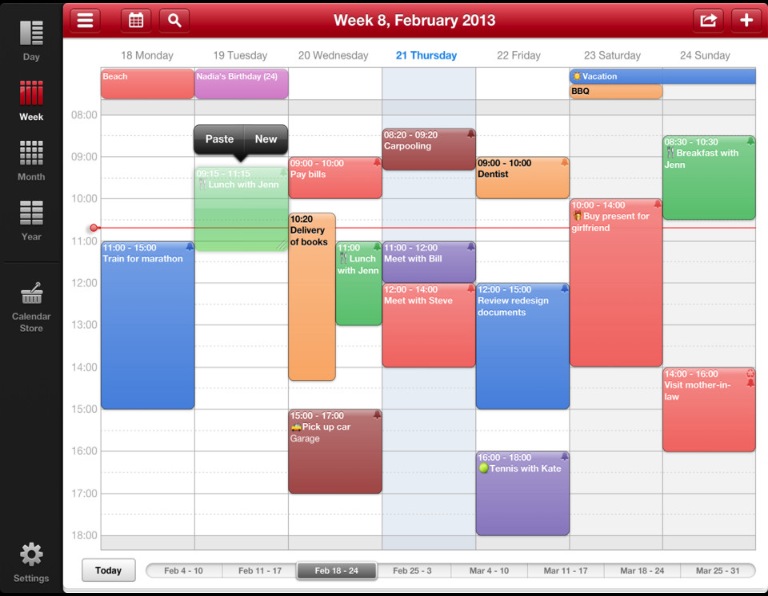 Week Calendar HD
